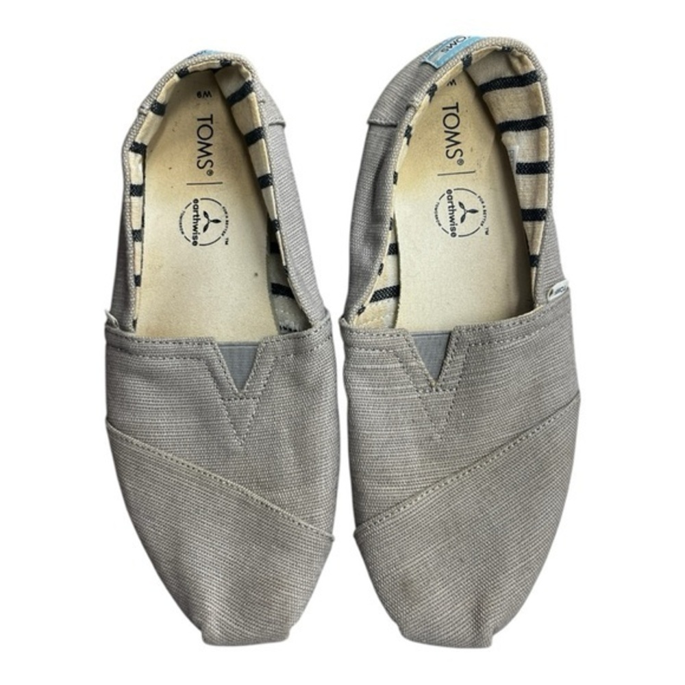 Toms Gray Loafers Slip-On Shoes
